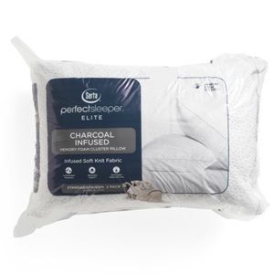 SERTA PERFECT SLEEPER ELITE
20x28 2pk Charcoal Cluster Pillows